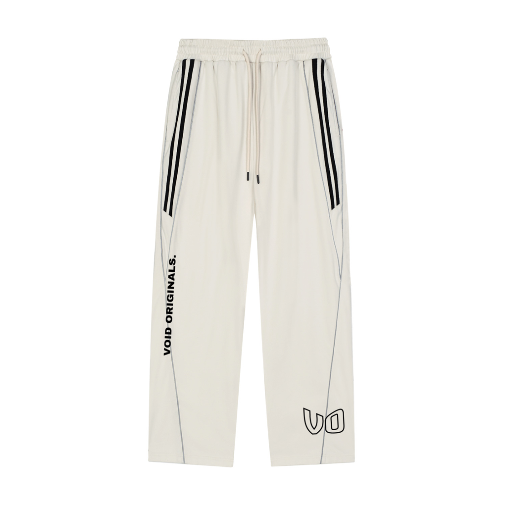 Reflection Striped Straight-Leg Sweatpants
