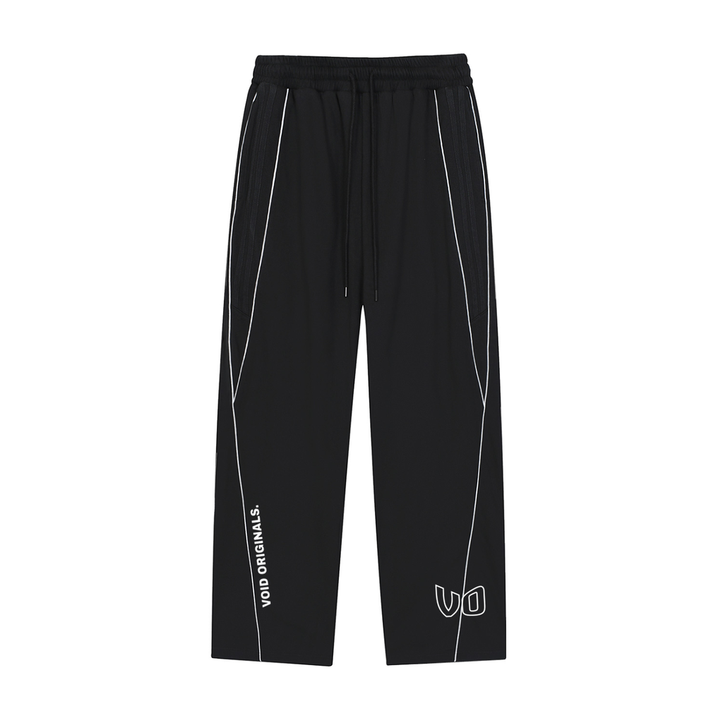 Reflection Striped Straight-Leg Sweatpants