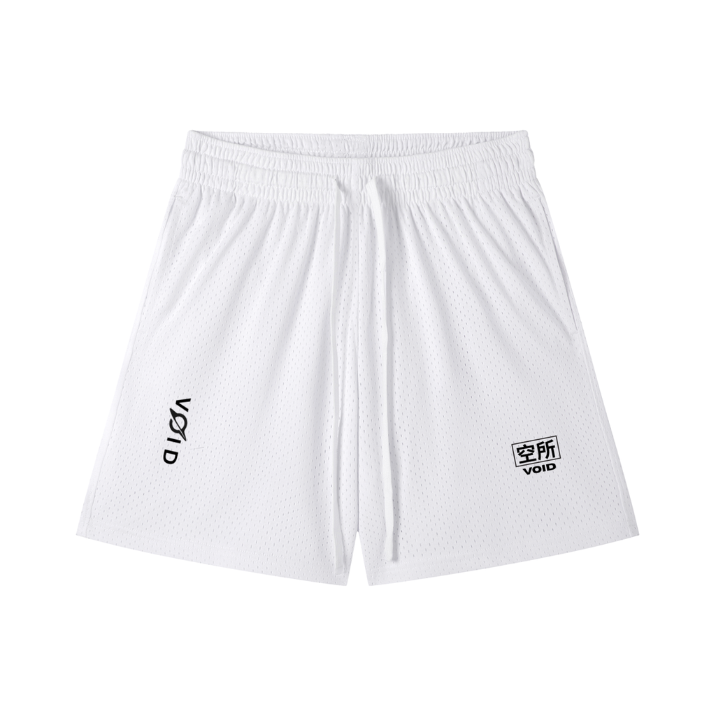 Mesh Drawstring Shorts