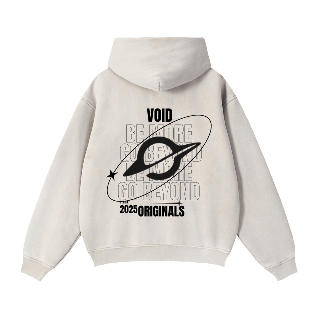 Zip-Through Boxy Fleece Hoodie