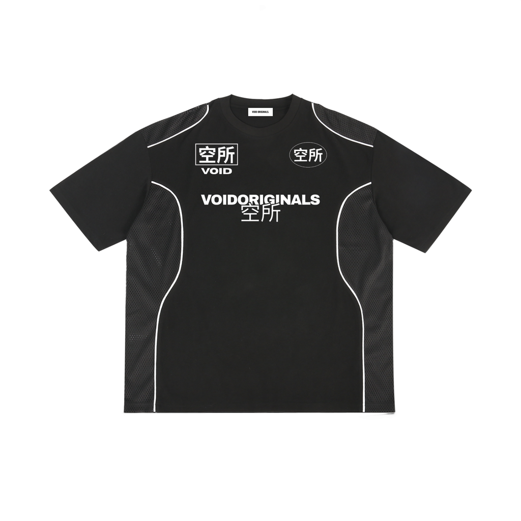 Black Japanese Void Graphic T-Shirt