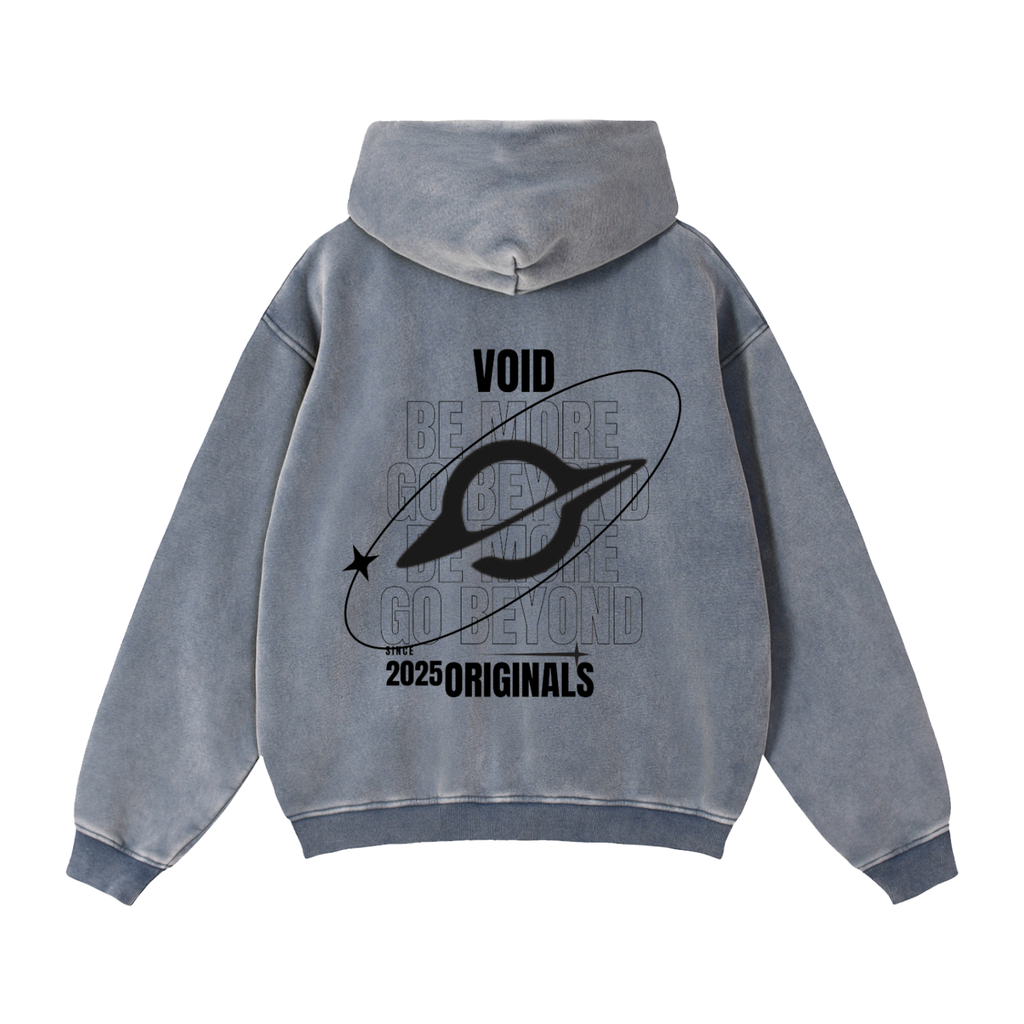 Zip-Through Boxy Fleece Hoodie